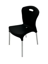 Black Stacking Chairs Plastic School Chairs, Canteen Chairs, Stacking Cafe Chair Cafe & Canteen Chair price