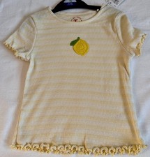 Embroidered lemon design yellow summer t-shirt. Girls. Various 5 - 9 yrs. BNWT. Girls' Shirt price