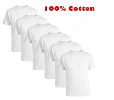 100% Cotton Boys Girls Kids T-Shirts Plain Round Neck T-Shirt School Uniform Girls' Shirt price