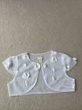 Girls Monsoon Bolero Cardigan. White Lace, Bridesmaid, Party, Holiday 9-10 Years Girls' Bolero price