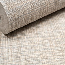 Neutral Linen Effect Wallpaper Beige Grey Blue Tones Textured Feature Wall Study Wallpaper price
