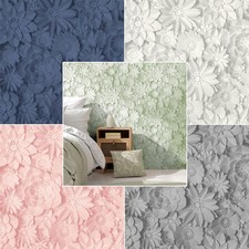 Dimensions Floral Wallpaper 3D Effect Flowers Fine Decor - Choose Colour Wallpaper price