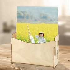 Magazine Rack Sturdy Creative Wooden Brochure Holder for Bedroom Home Office Office Magazine Rack price