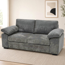 Amalfi Grey Sofa Set Kensington Fabric 3+2 3 Seater 2 Seater Footstool Sofa Set price