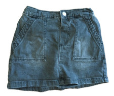 Girls Denim Jean Skirt H&M black/grey denim Kids Age 8-9 years ( Spring/ Summer) Girls' Jeans / Denim Skirt price