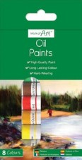 OIL COLOUR PAINTS - 8 TUBES  COLOURS - ART - ARTIST school college work Oil Paint price