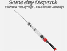 Fountain Pen Syringe Tool Bottled Cartridge Syringe Ink Cartridge Filler UK 1pc Pen Cartridge & Ink price