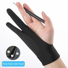 1PC Artist Drawing Glove for Any Graphics Drawing Table 2-finger Anti-Fouling Drawing Table price