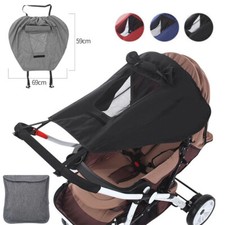 Baby Stroller Sun Shade Canopy For Pushchair Pram Buggy Hood Parasol Cover Pushchair-Pram Umbrella price
