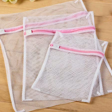 3x Zipped Laundry Washing Machine Mesh Net Bra Socks Lingerie Underwear Wash Bag Baby Laundry Bag price