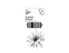 Sketching & Drawing Pencil Set 12 Pack – Charcoal, Watercolour, Graded Pencils Coloured Pencils price