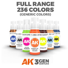 AK Interactive 3rd Gen 3G Acrylic Model Paint - FULL RANGE OF COLOURS Pastel Paint price