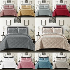 3 Piece Quilted Embossed Bedspread Luxury Bedding Set Double King Size Comforter Bedspread & Bedspread Set price