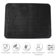 Silicone Sink Draining Board Mat Dish Glassware Kitchen Drainer Drying Rack Mat Dishes price