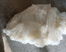 Banned white fluffy retro petticoat 28" Petticoat price