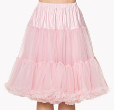 Women's Pink Petticoat ruffle Underskirt S/M sizing. Petticoat price
