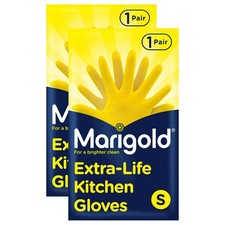 Unisex Gloves Extra Life Kitchen Gloves Small Yellow Unisex Gloves price