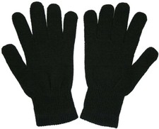 MENS WOMENS BOYS UNISEX BLACK  MAGIC WARM STRETCH WINTER GLOVES (ONE SIZE) Unisex Gloves price