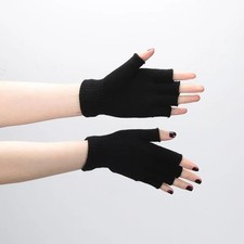 Unisex Fingerless Black magic Half Finger Thermal gloves Mens Womens boys Unisex Gloves price