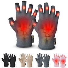 Gloves Arthritis Compression Fingerless Pain Relief Arthritic Hands Rheumatoid Unisex Gloves price