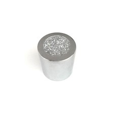 Kitchen & Bedroom Cabinet Furniture Glitter Filled Knob Handle Polished Chrome Kitchen Cabinet / Furniture price