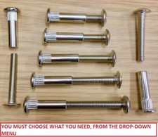 CONNECTING SCREWS BOLTS M6 KITCHEN CABINET FURNITURE CARCASE UNIT CONNECTORS Kitchen Cabinet / Furniture price