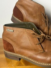 Barbour BBVAW19 Chukka Boots Boys Size 2 Brown Leather Suede Upper Boys' Boots price