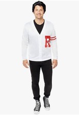 Grease, Danny, Rydell High, Mens Cardigan, dress up costume, Size Large Men's Costume price