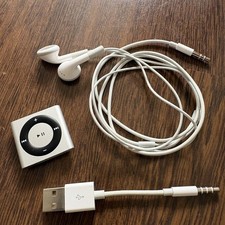 Apple iPod shuffle 4th Generation A1373 2GB Silver with Apple accessories VGC MP3 Player & iPod Accessories price