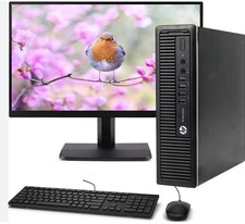 FAST CHEAP SET DESKTOP COMPUTER  PC 20" Monitor Full Setup Bundle- WIFI-W11 Pro Desktop Computer price
