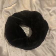 Women’s FAUX FUR Scarf SNOOD Black Cozy Winter Neck Warmer Scarf One Size Women's Neck Warmer price
