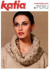 Women's Neck Warmer Knitting/Crochet Pattern – Katia Peru Chunky no.22 Women's Neck Warmer price