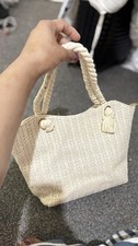 Women’s Tote Beach Bag White With  Rope Handles Women's Beach Bag price