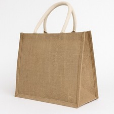 Hessian Tote Bag Jute Shopping Beach Bag Women's Eco Reusable Natural Shopper Women's Beach Bag price