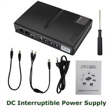 Mini DC UPS Uninterruptible Power Supply 18650 Battery Backup 5V 9V 12V Uninterruptible Power Supplies (UPS) price