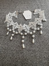 White Choker Necklace Pearl Necklace price