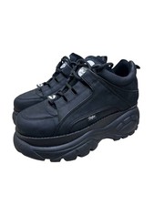 Buffalo 1339-14 2.0 London Classic Black Leather Platform Sneakers Shoes EU 42 Platform Shoes price