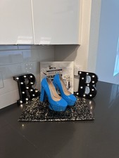 WILD DIVA Lounge Heels Women’s Size 8 Blue High Platform (Sold Out Style) Platform Shoes price