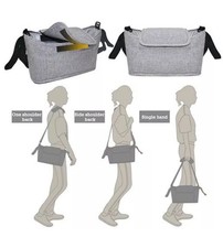 Baby Buggy Stroller Organiser Pram Pushchair Storage Bag Cup Holder  Mummy Bag Pushchair-Pram Organiser price