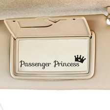 Passenger Princess Car Mirror Decor Sun Visor Mirror Princess crown - 13cm width Sticker Mirror price