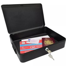 A4 Security Lock Box Fireproof Chest Cash Safe Keys Document Home Office Office Safe price