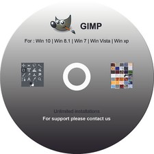 Photo Editing Software GIMP 2022 Premium Digital Image Picture Editor all window Digital Video Editing price