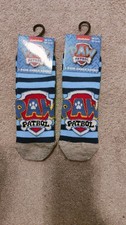 set of 2 pairs of paw patrol socks UK 3-5.5 eu19-22 Boys' Socks Set price
