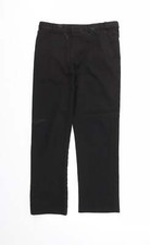 George Boys Black Viscose Blend Capri Trousers Size 9-10 Years Boys' Capri Trousers price