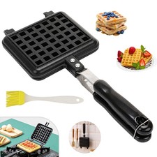 DIY Waffle Maker Machine Non-Stick Baking Mold Pan Breakfast Cookware Tool UK Waffle Maker price