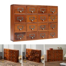 Wooden 4/6/9/16 Drawers Cabinet Storage Organiser Small Chest Unit Home Office Office Drawer Unit price