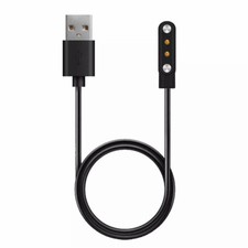2pin 4mm bracelet charging cable smart watch magnet suction charging cable 1pcs Smart Bracelet Accessory price