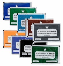 Tie Hand Yildiz Fabric Clothes Dye 60 Colours - 200g Total - 12g Each Pack UK St Fabric Dye price