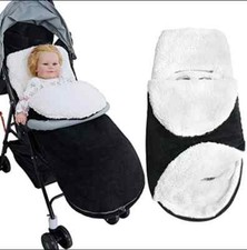 Mikytoper Pushchair Pram Footmuffs, Faux Cashmere Universal Cosytoes Black Pushchair-Pram Footmuff price