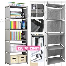 Modern 5 Tier Book Shelves Storage Display Bookcase Box Cabinet Rack Units Shelf CD - DVD Shelf / Unit / Cabinet price